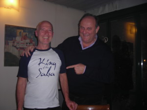 Roberto con il suo amico Gerri