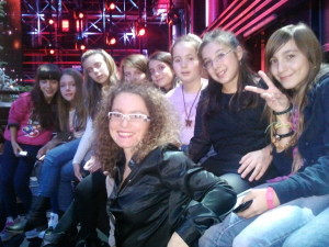 Novella con le sue allieve 